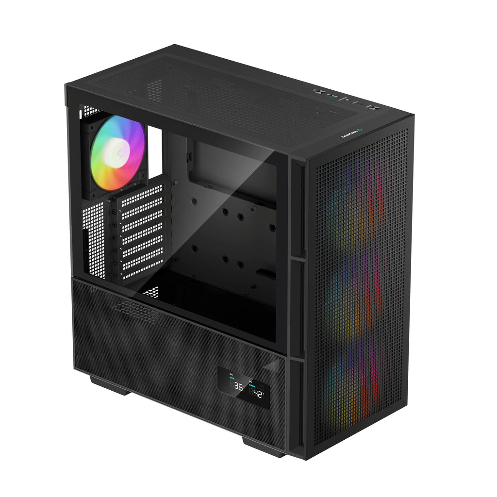 DeepCool CH560 Digital Boîtier PC Tour ATX Étendu, Noir