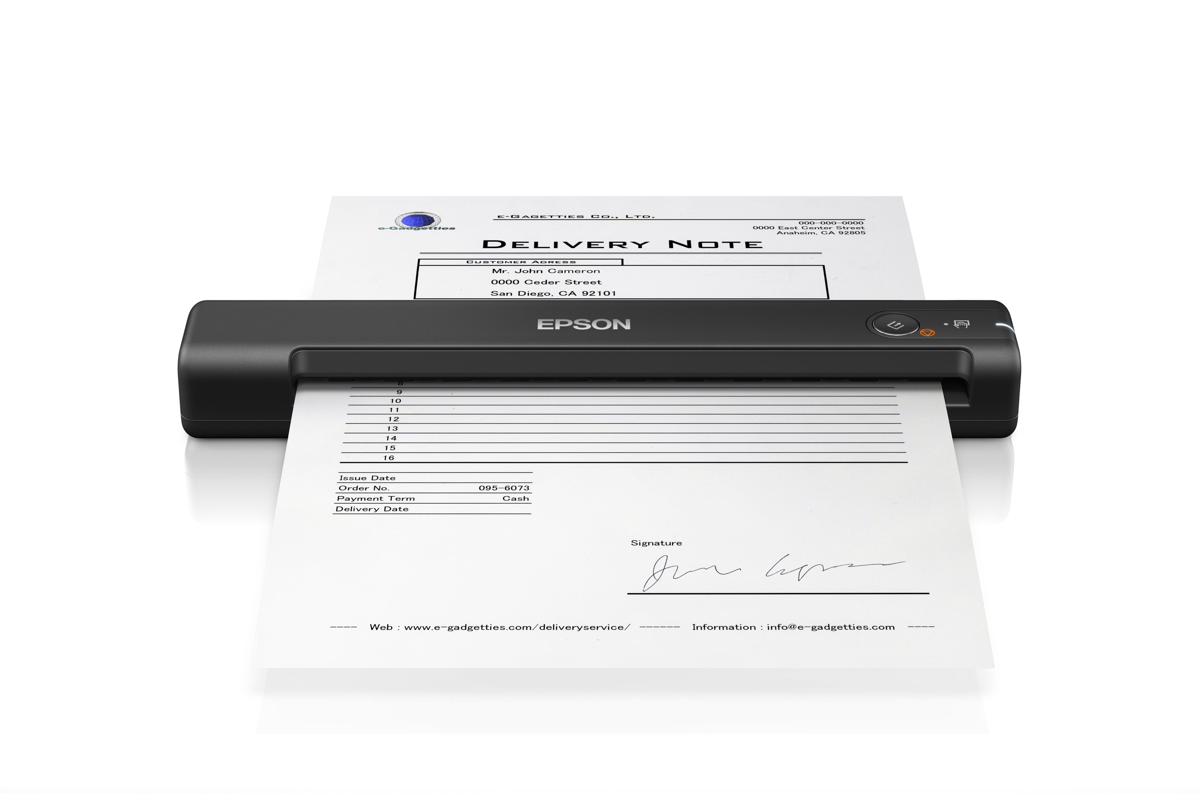 Epson WorkForce ES-50 Scanner portable 600 x 600 DPI A4 Noir