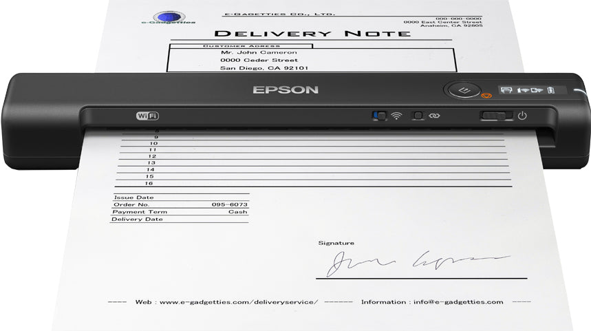 Epson WorkForce ES-60W Scanner portable 600 x 600 DPI A4 Noir