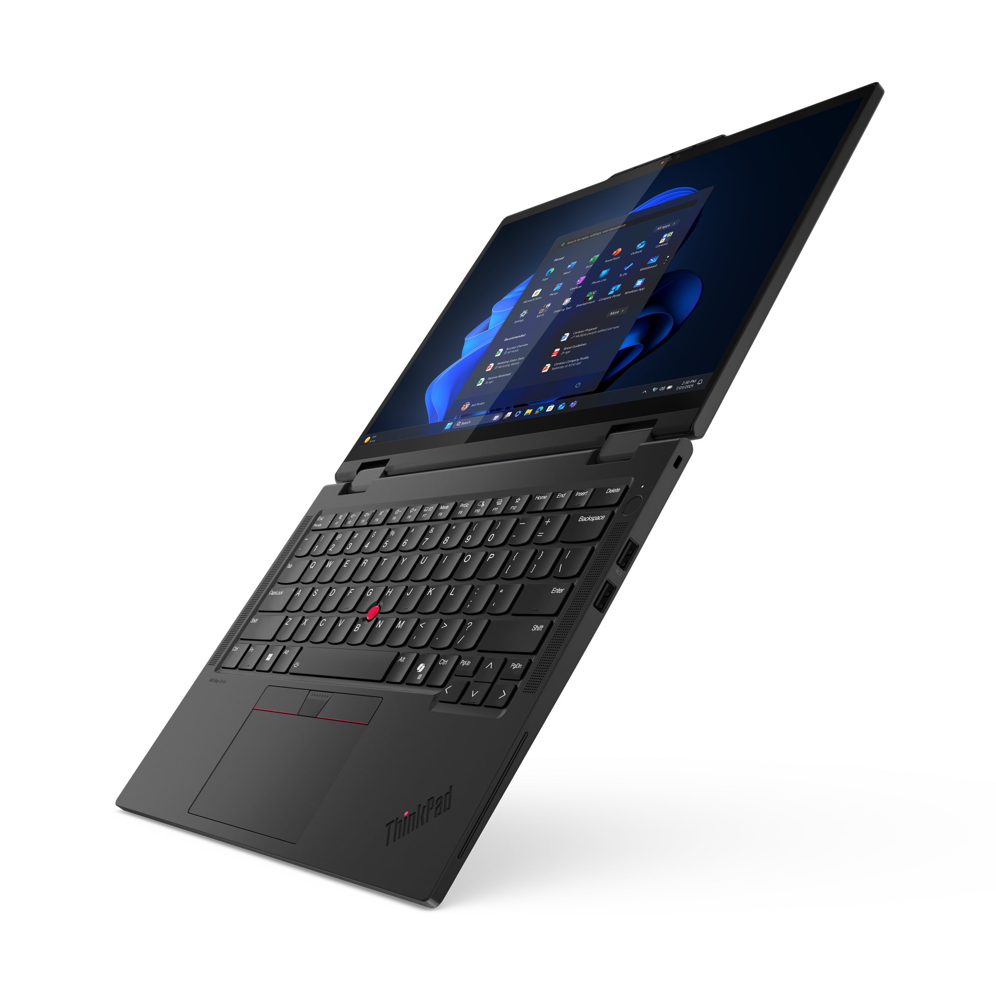 Lenovo ThinkPad T14s 2-in-1 Gen 1 Intel Core Ultra 7 255U Hybride (2-en-1) 35,6 cm (14") Écran tactile WUXGA 32 Go LPDDR5x-SDRAM 1 To SSD Wi-Fi 7 (802.11be) Windows 11 Pro Allemand Noir