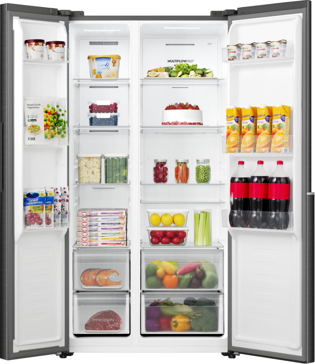 Gorenje NRS917C41BX frigo américain Pose libre 544 L Noir - vue 4