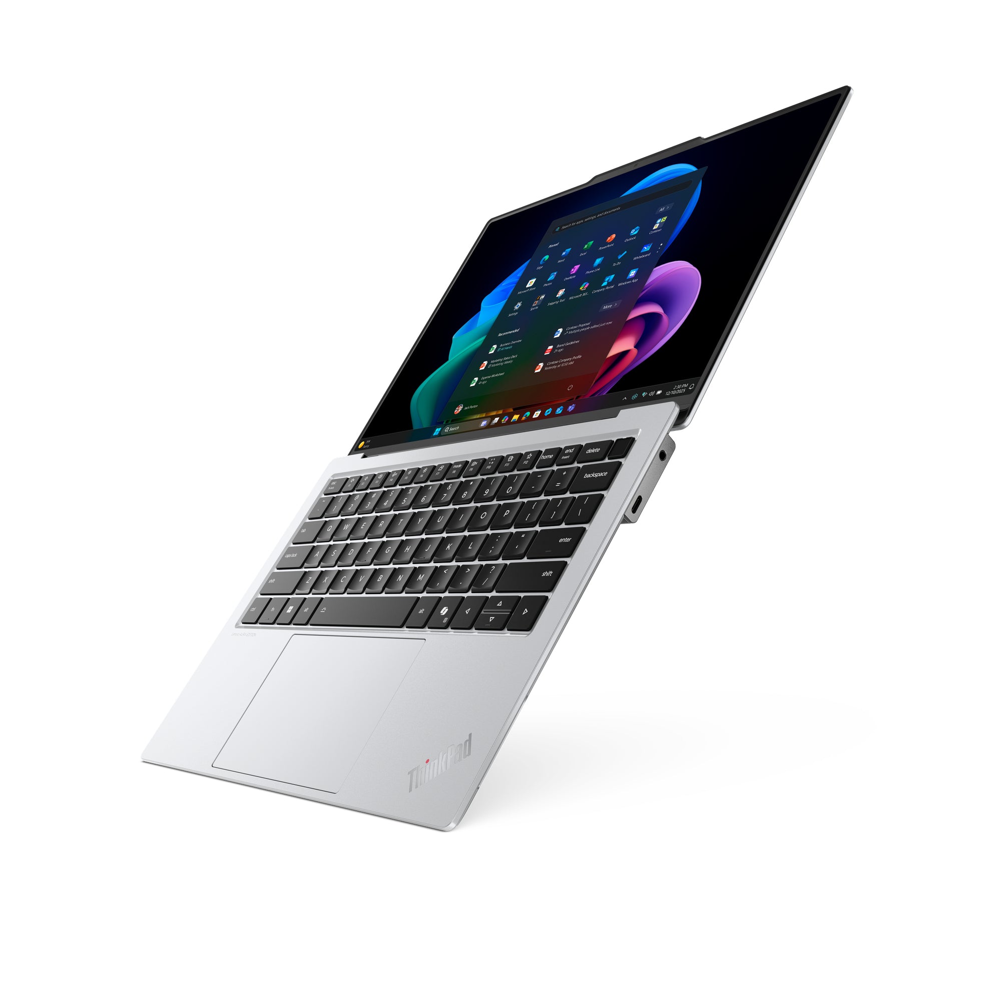Lenovo ThinkPad X9-14 Gen 1 Aura Edition Copilot+ PC Intel Core Ultra 7 258V Ordinateur portable 35,6 cm (14") Écran tactile 2.8K 32 Go LPDDR5x-SDRAM 1 To SSD Wi-Fi 7 (802.11be) Windows 11 Pro Allemand Blanc