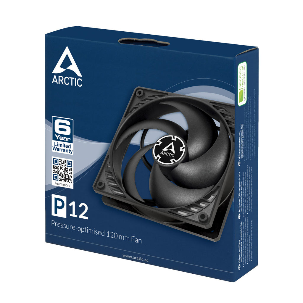 ARCTIC P12 Boitier PC Ventilateur 12 cm Noir