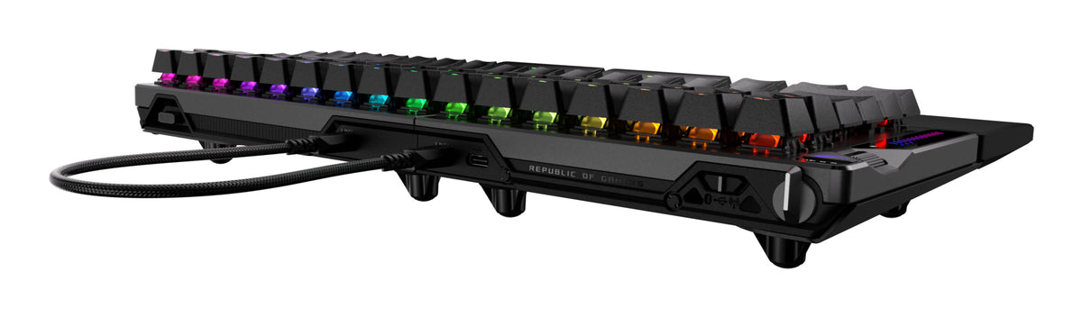 ASUS ROG Falcata Clavier Gaming QWERTZ Allemand, USB, RF Wireless et Bluetooth, Noir