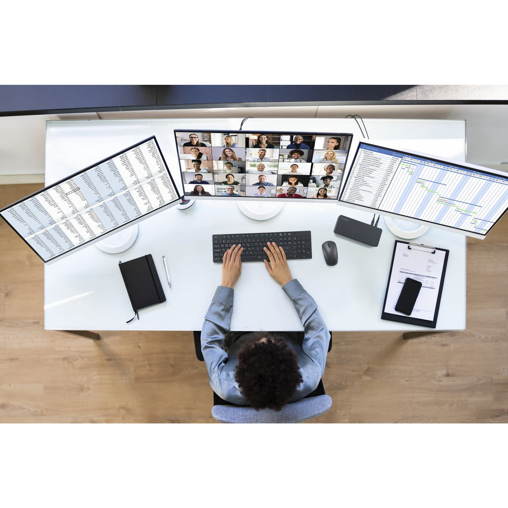 Kensington SD4843P EQ Station d’accueil sans pilote USB-C 10 Gbits/s avec triple sortie vidéo