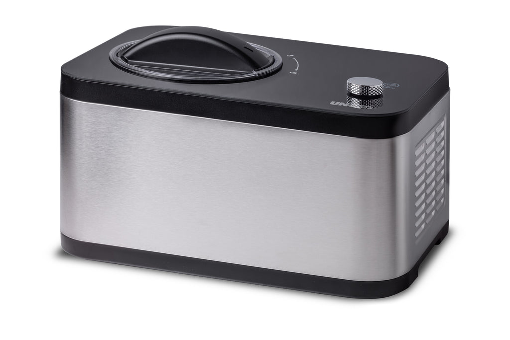 Unold 48826 Eismaschine & Joghurtbereiter EVA Kompressor ismaskine 1,5 L 120 W Sort, Rustfrit stål