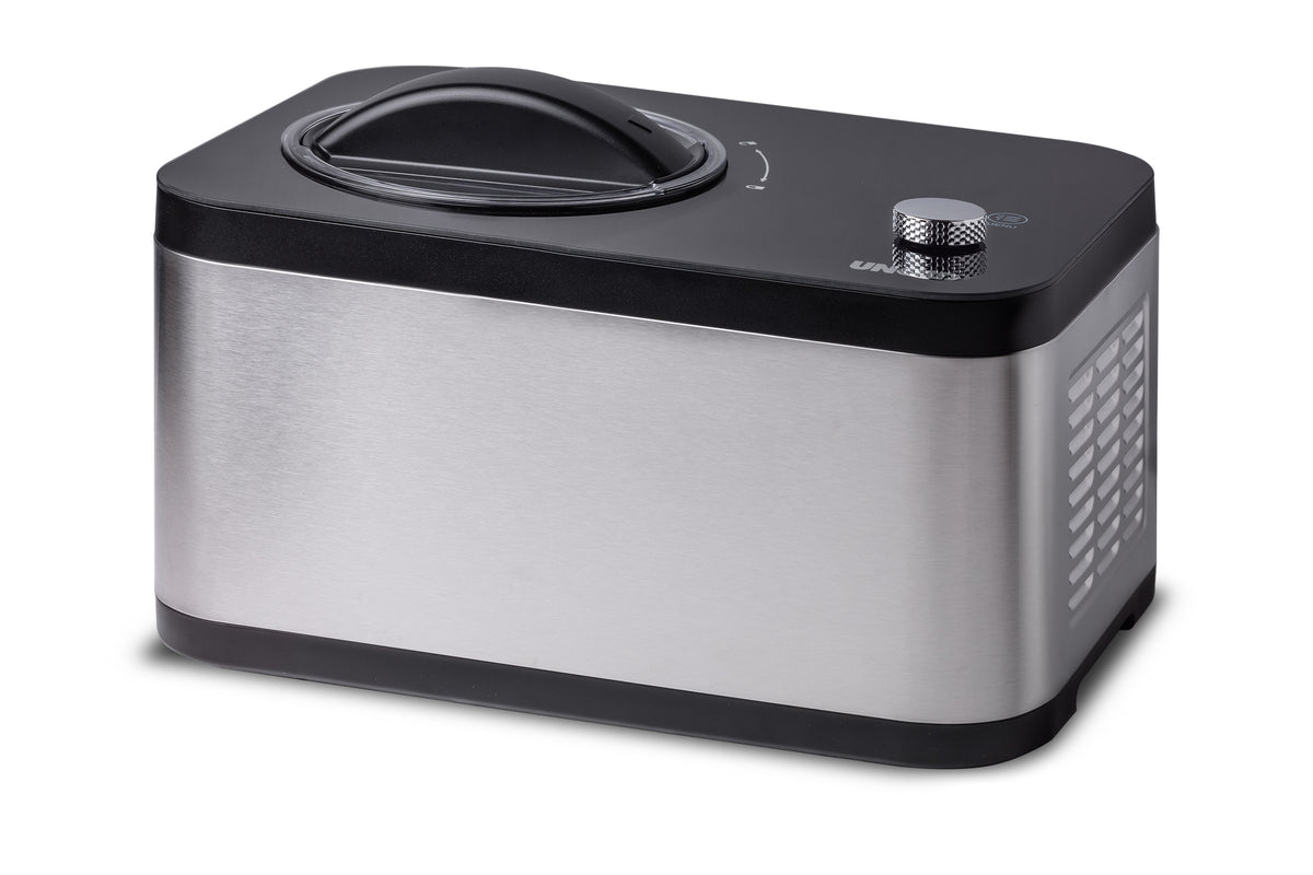 Unold 48826 Eismaschine & Joghurtbereiter EVA Kompressor ismaskine 1,5 L 120 W Sort, Rustfrit stål
