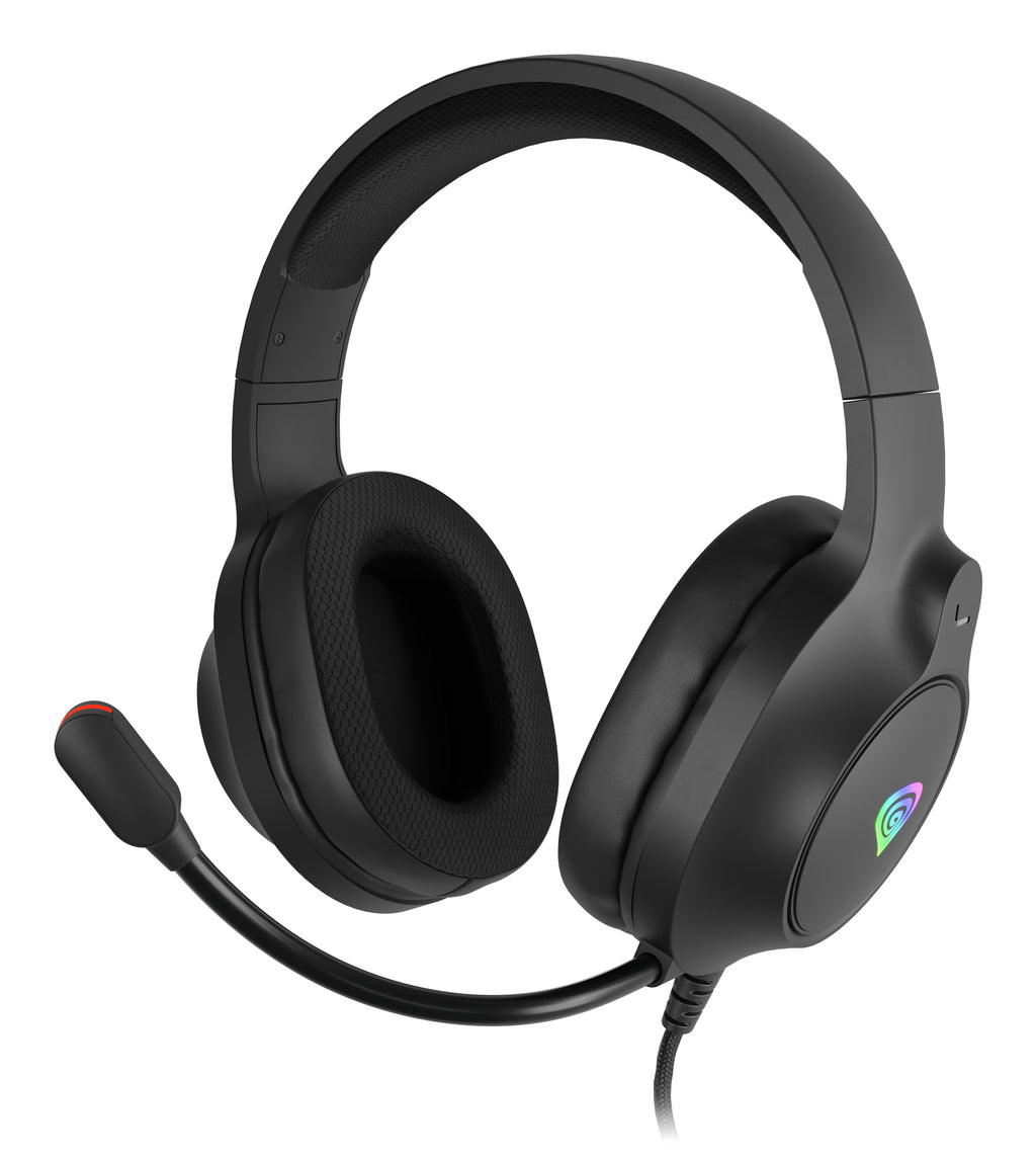 GENESIS NEON 213 Casque Avec fil À la main Appels/Musique USB Type-A Noir
