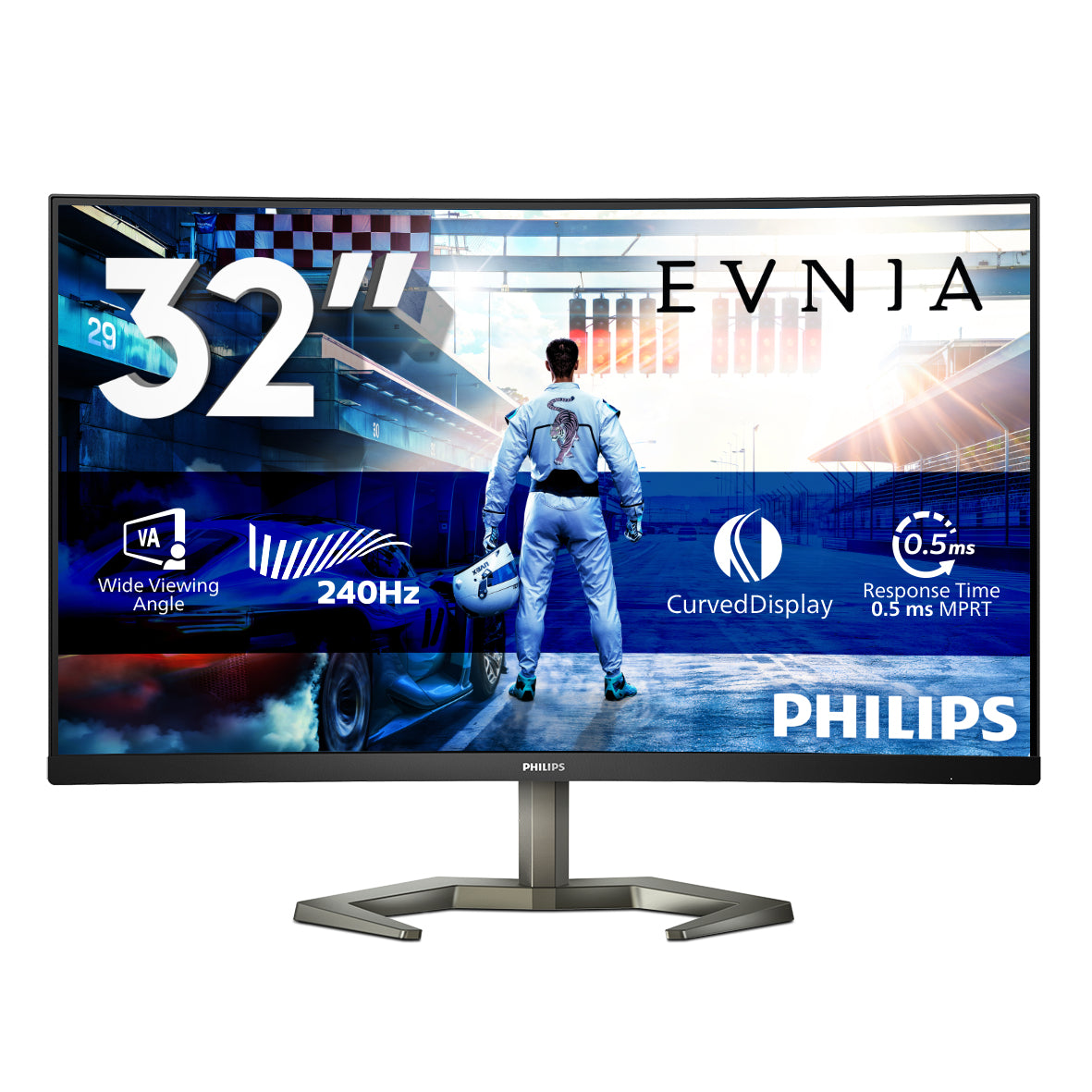 Philips Momentum 32M1C5200W/00 écran plat de PC 80 cm (31.5") 1920 x 1080 pixels Full HD LCD Noir - vue 2