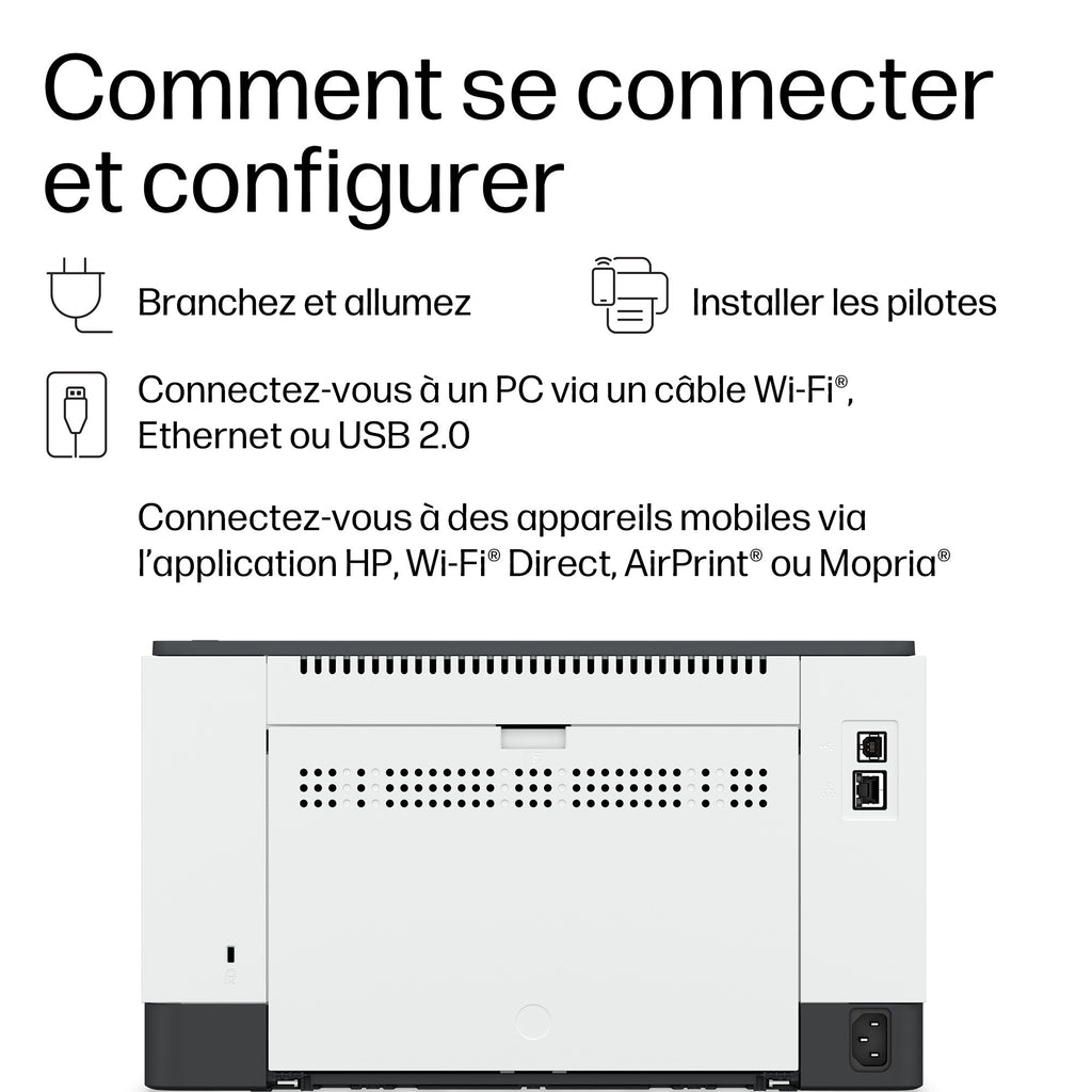 HP LaserJet M223dw Noir et blanc Imprimante