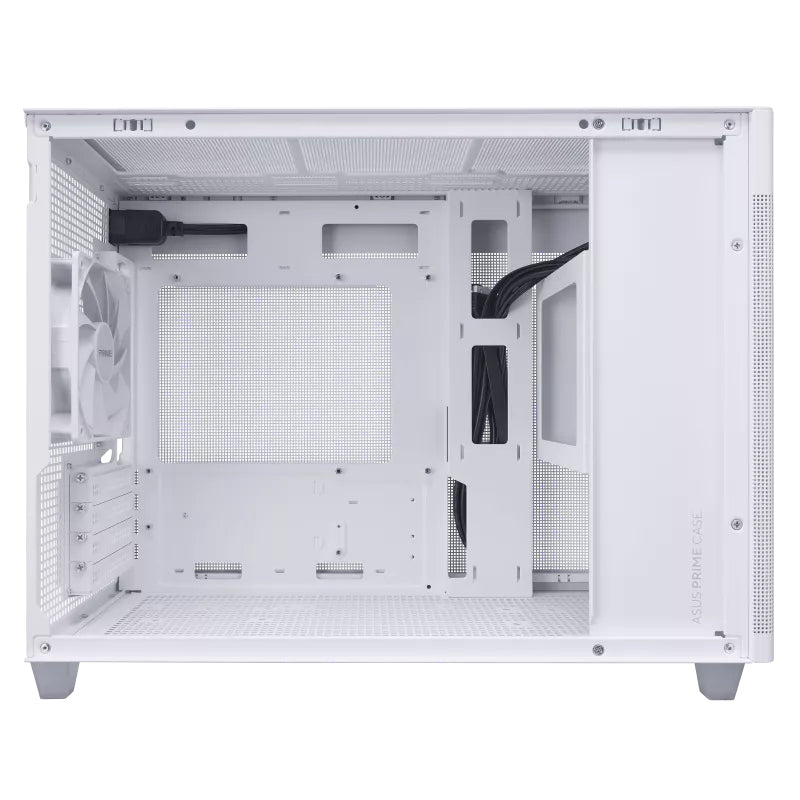 ASUS PRIME AP201 CASE TG WHITE Mini Tower Blanc