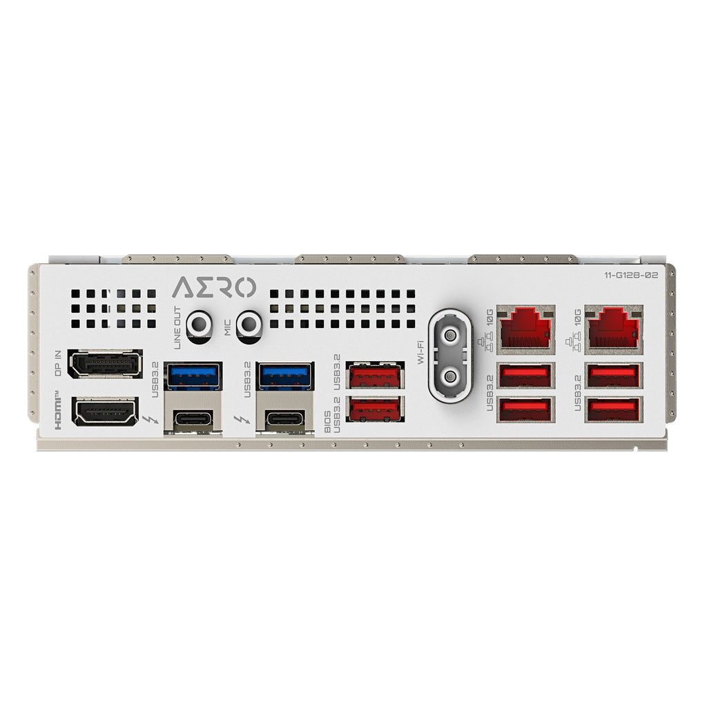 GIGABYTE Z890 AERO D Carte Mère - Prend en charge les processeurs Intel Core Ultra (Série 2), VRM 16+1+2 phases, jusqu'à 9500MHz DDR5 (OC), PCIe 5.0 M.2, Wi-Fi 7, Thunderbolt 5