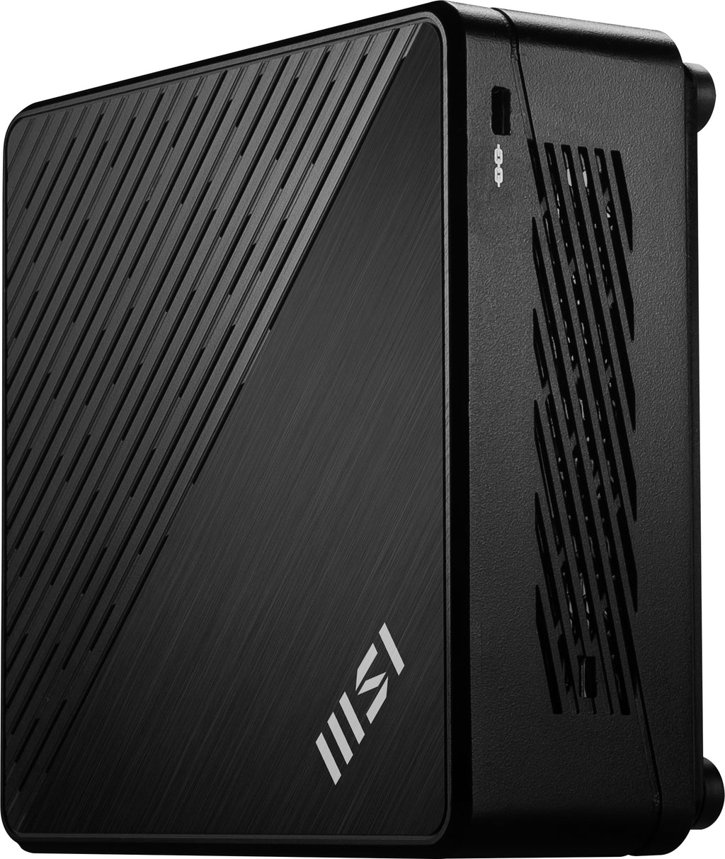 MSI Cubi N ADL S-254AT Intel® N N200 4 Go DDR4-SDRAM 128 Go SSD Windows 11 Pro Mini PC Noir