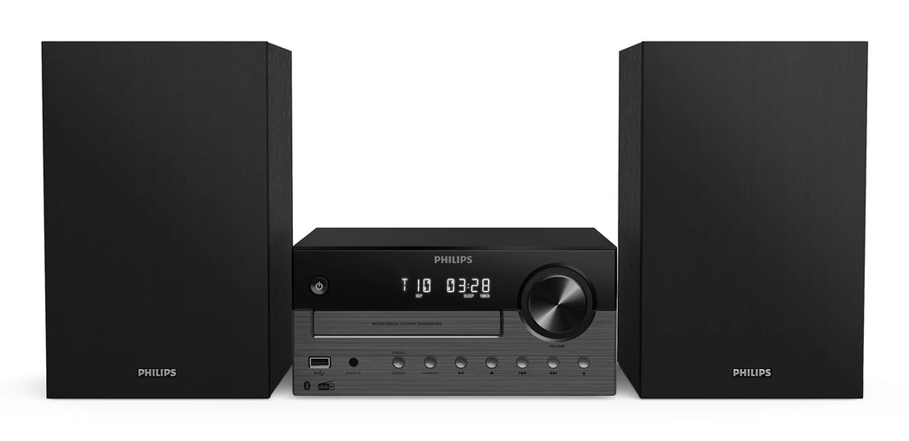 Philips TAM4505M2/12 Système Micro Audio Domestique 80W, Noir et Gris Foncé