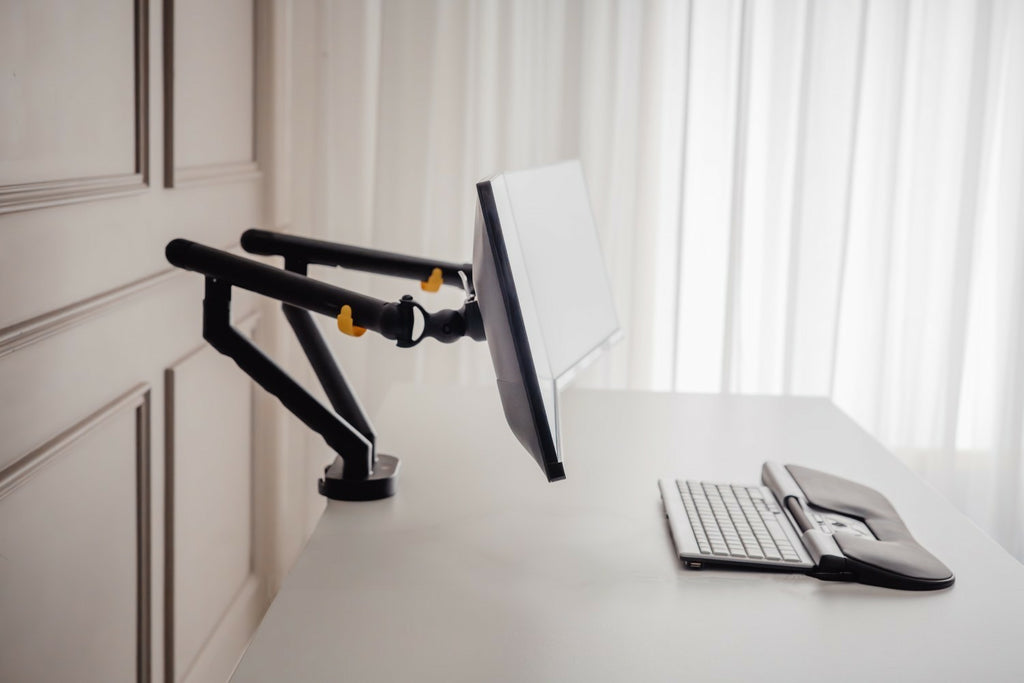Bras de Moniteur Double BE Flexible Dual, Noir