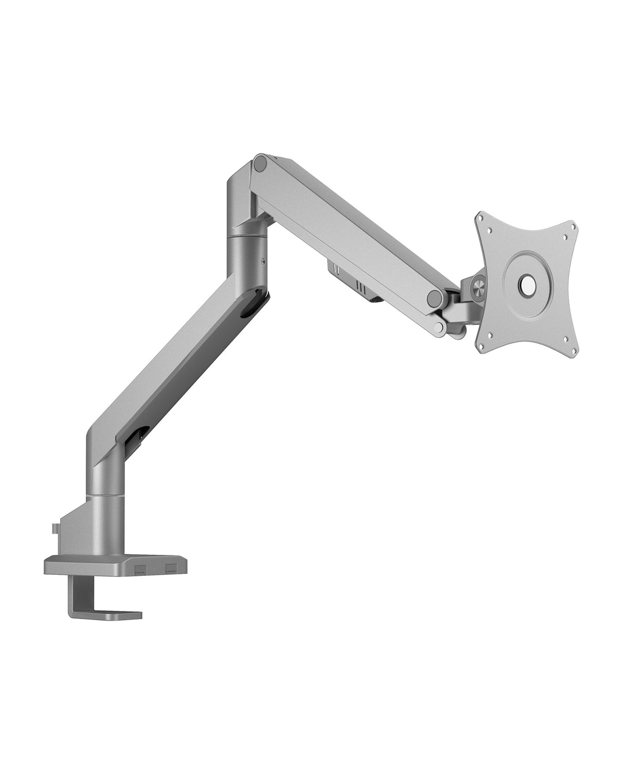 ICY BOX IB-MS523-T Support Bureau pour Écran 17" à 32", Gris et Argent
