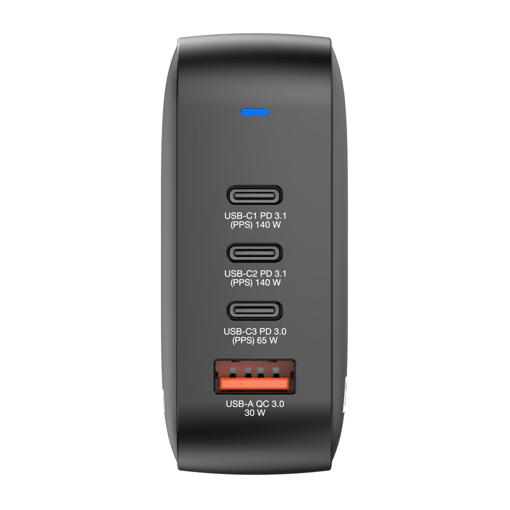 Verbatim Mini GaN Charger 165W Universel Noir Secteur Charge rapide Intérieure