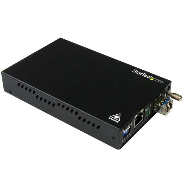 StarTech.com Convertisseur de Média Fibre Optique Gigabit Ethernet Monomode LC 10 km