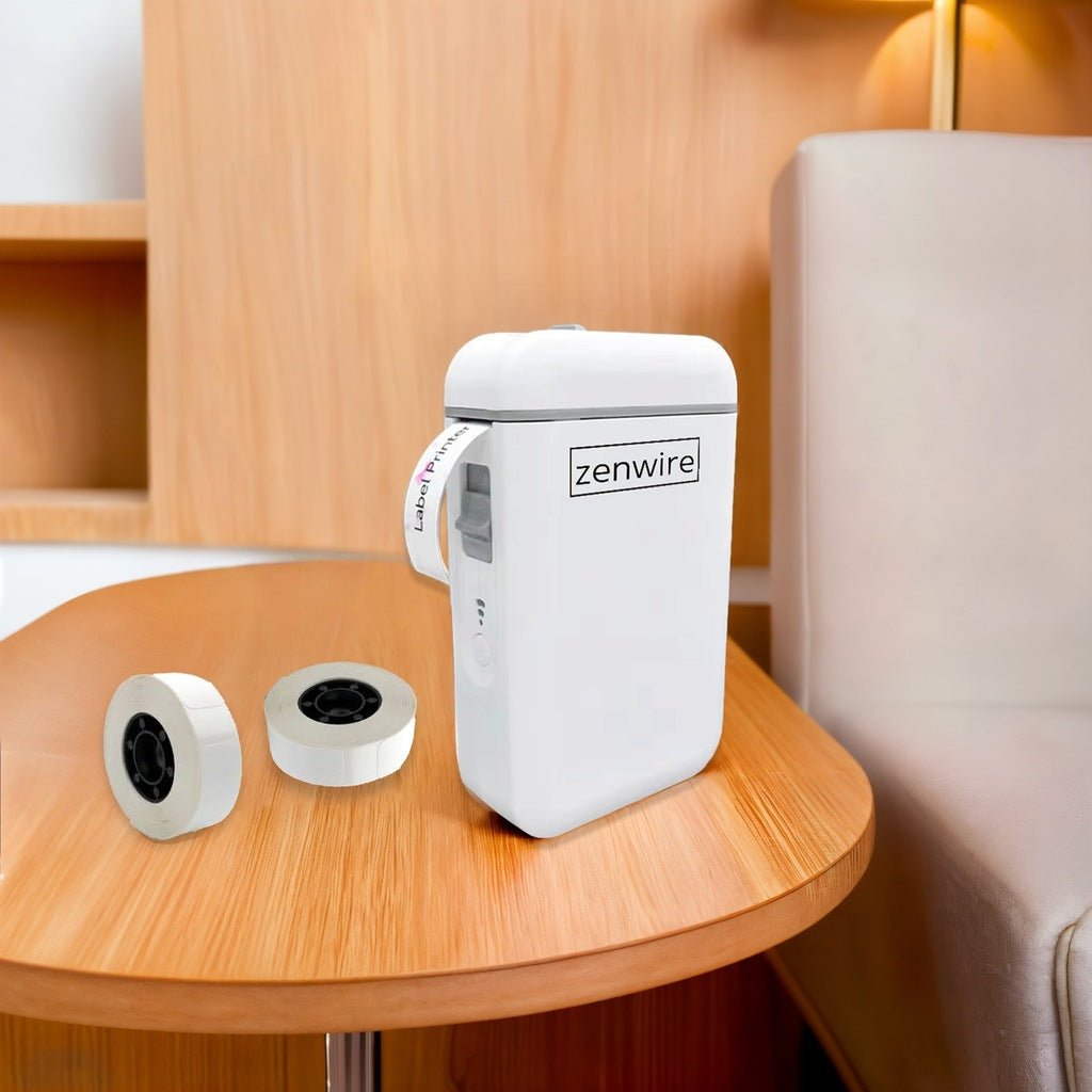Mini-imprimante thermique portable pour étiquettes et autocollants, Bluetooth et USB-C, Zenwire TP-110
