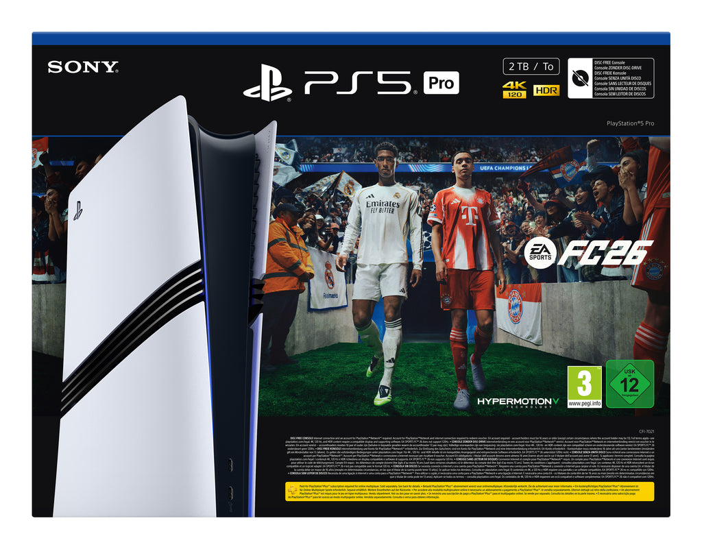 Sony Sony PlayStation 5 Pro + EA Sports FC 26 Bundle 2 To Wifi Noir, Blanc