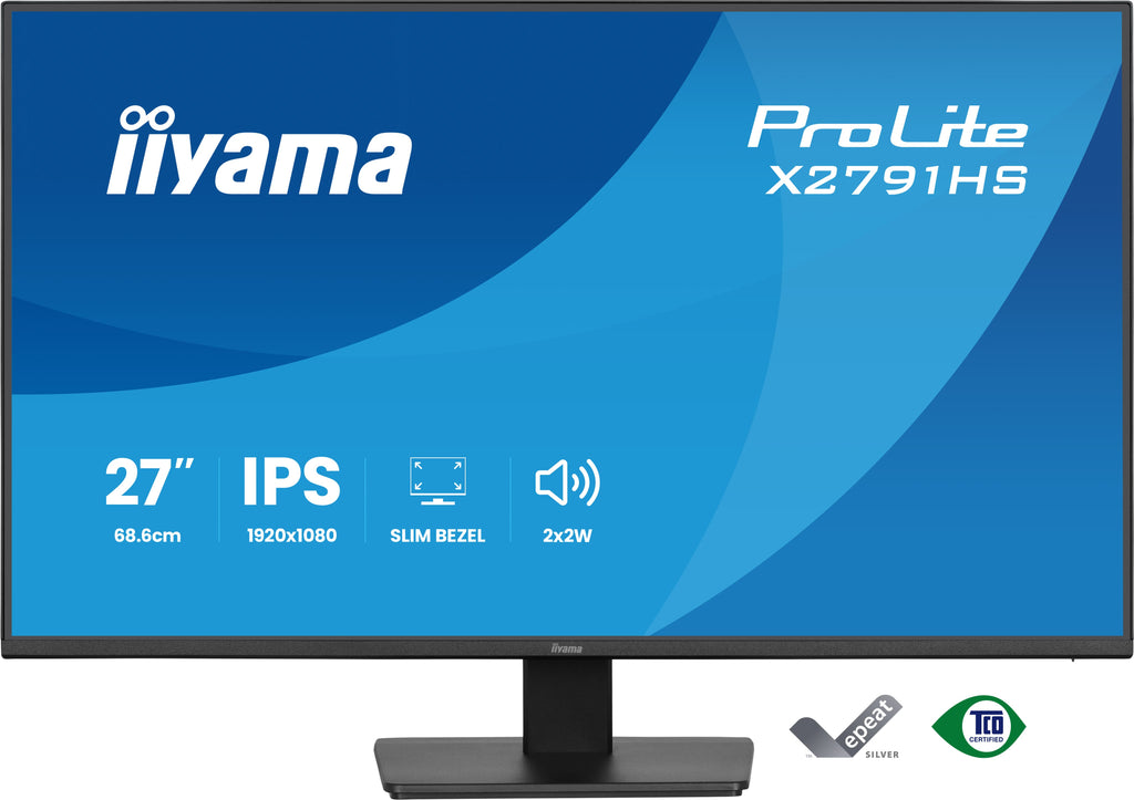 iiyama ProLite X2791HS-B1 écran plat de PC 68,6 cm (27") 1920 x 1080 pixels Full HD LED Noir
