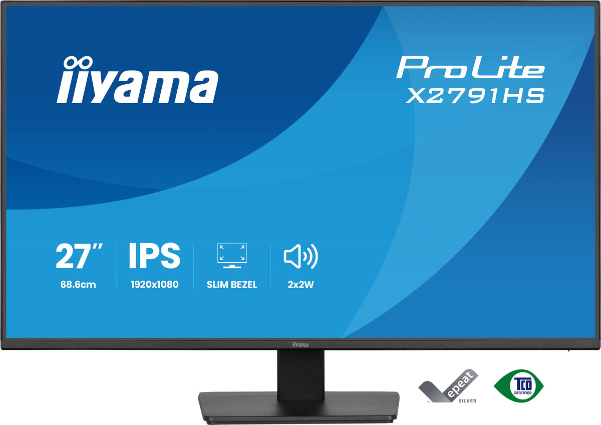 iiyama ProLite X2791HS-B1 écran plat de PC 68,6 cm (27") 1920 x 1080 pixels Full HD LED Noir