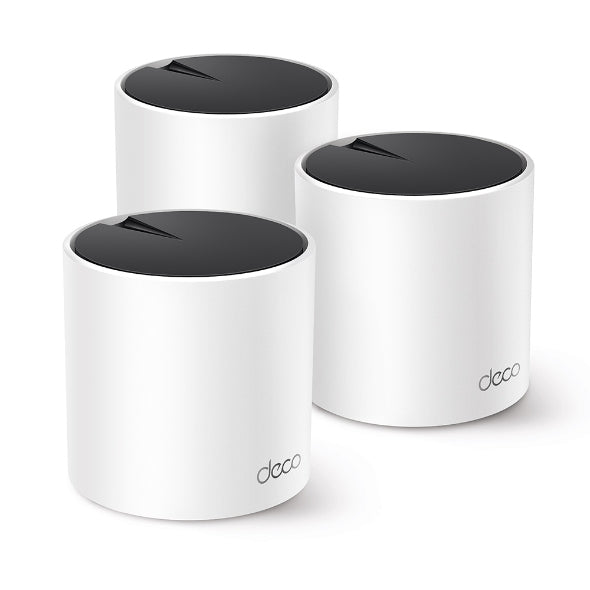 TP-Link Deco X55 Pack de 3 Routeurs Wi-Fi 6 Mesh Bi-bande AX3000 Blanc