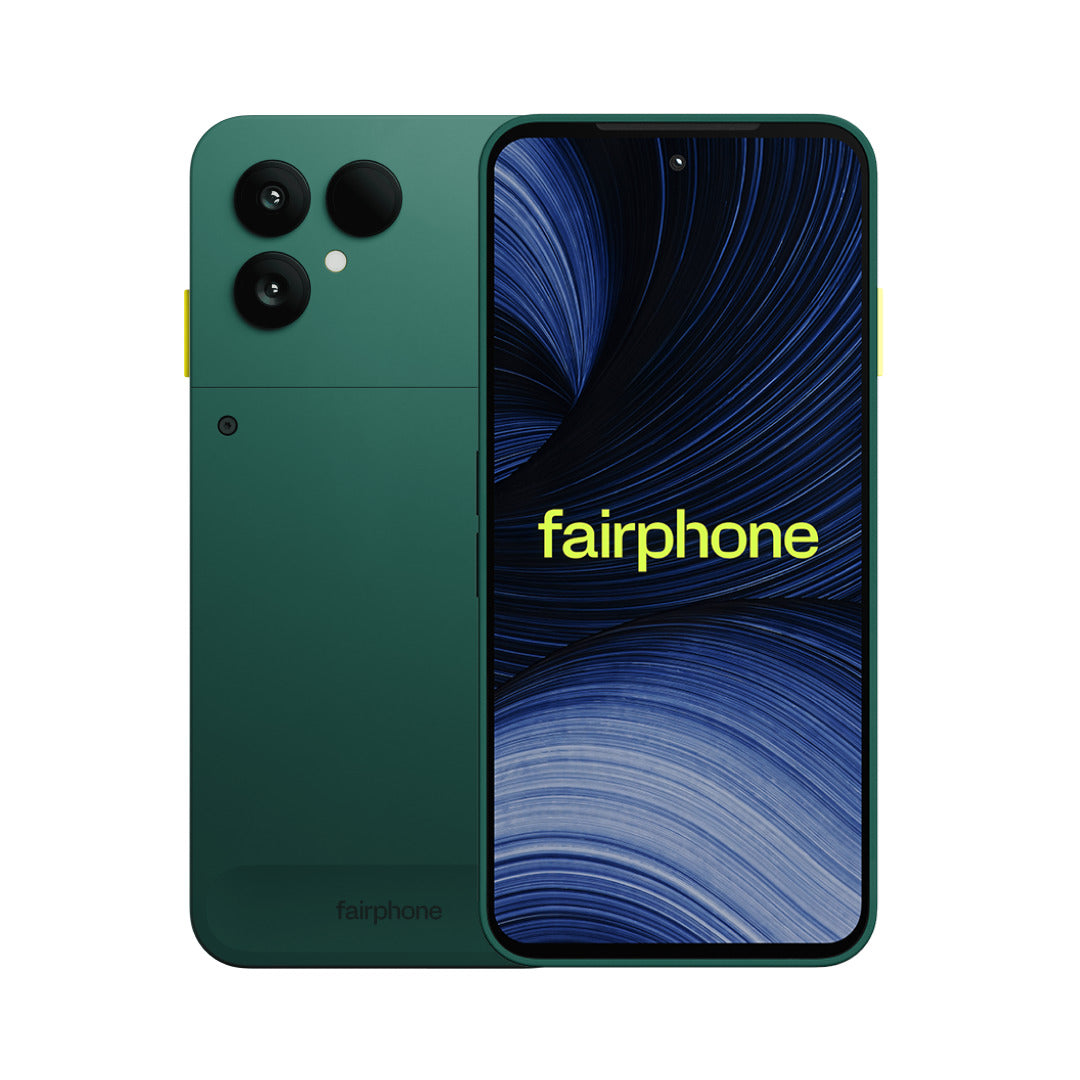 Fairphone The (Gen 6+) 16 cm (6.31") Double SIM Android 16.0 5G USB Type-C 12 Go 256 Go 4415 mAh Vert