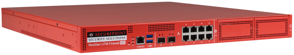 Pare-feu Matériel Securepoint RC1000R G5 (Rev. 1) 1U 30 Gbit/s