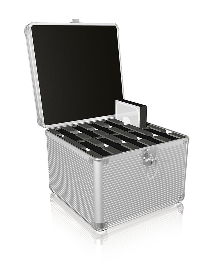 Valise de Transport IB-AC628 en Métal et Plastique, Argent