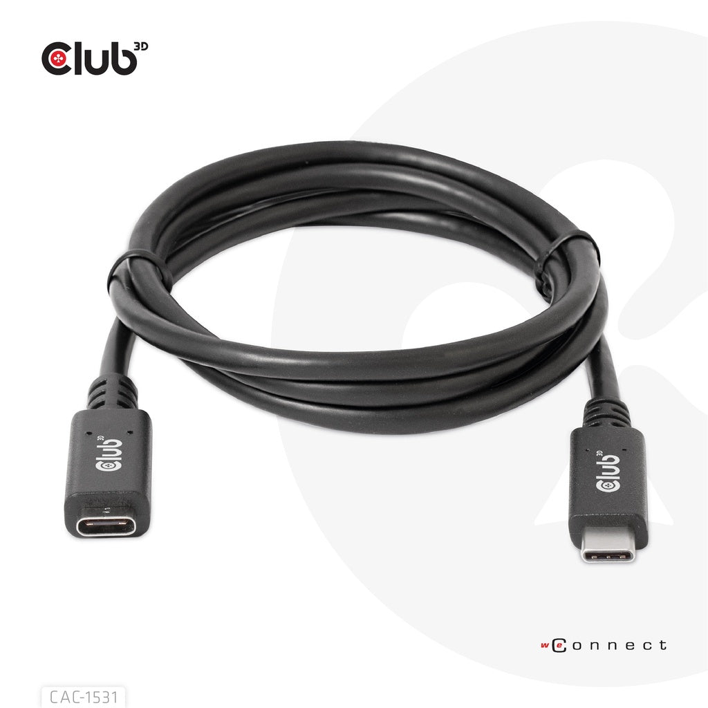 CLUB3D CAC-1531 câble USB 1 m USB C 2 x USB C 5 Gbit/s 60 W Noir