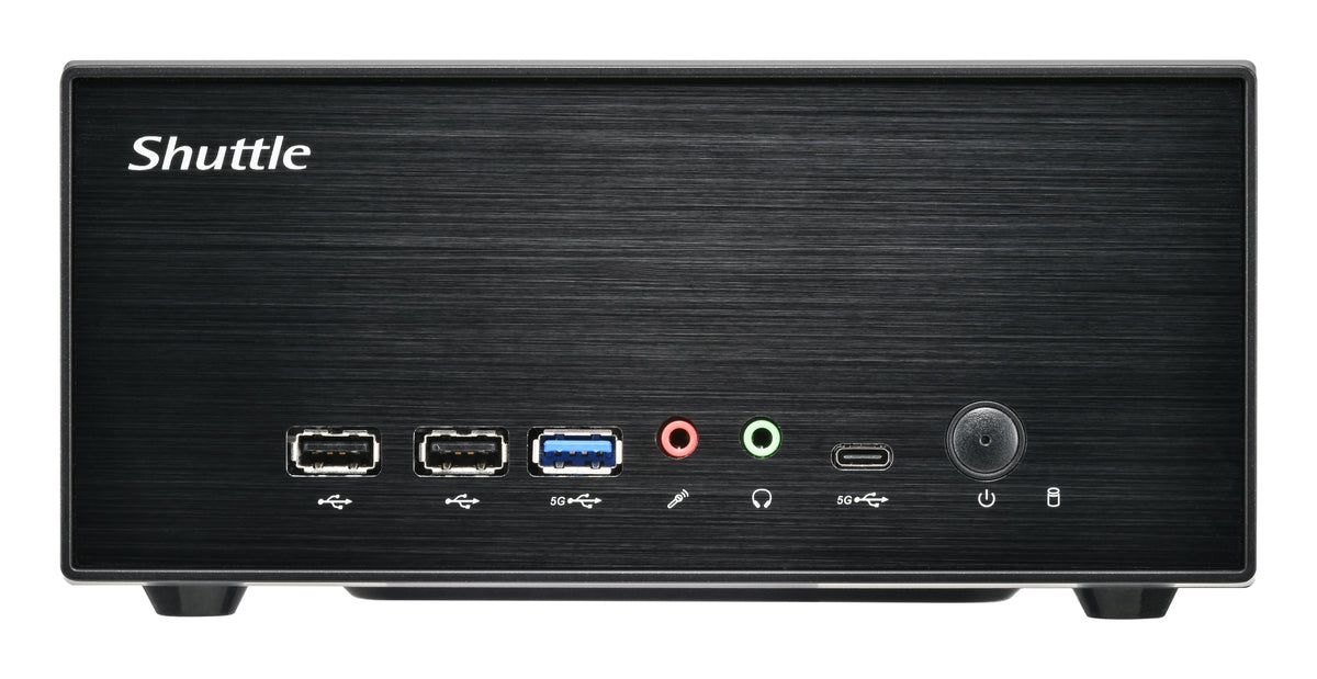 Shuttle XPC slim Barebone XB860G2 - S1851, Intel H860, 1xDP, 2xHDMI, 2 PCIe Slots (1x 16X & 1x X1), 2x Intel LAN (1G + 2