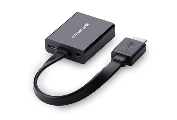 Ugreen 40248 câble vidéo et adaptateur 0,16 m VGA (D-Sub) HDMI + Micro-USB Noir