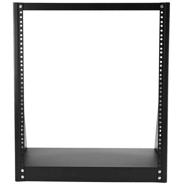StarTech.com Rack Réseau 12U à 2 Poteaux et Cadre Ouvert, Très Gros calibre - Max 160kg - Rack de Bureau 19" pour Ordina