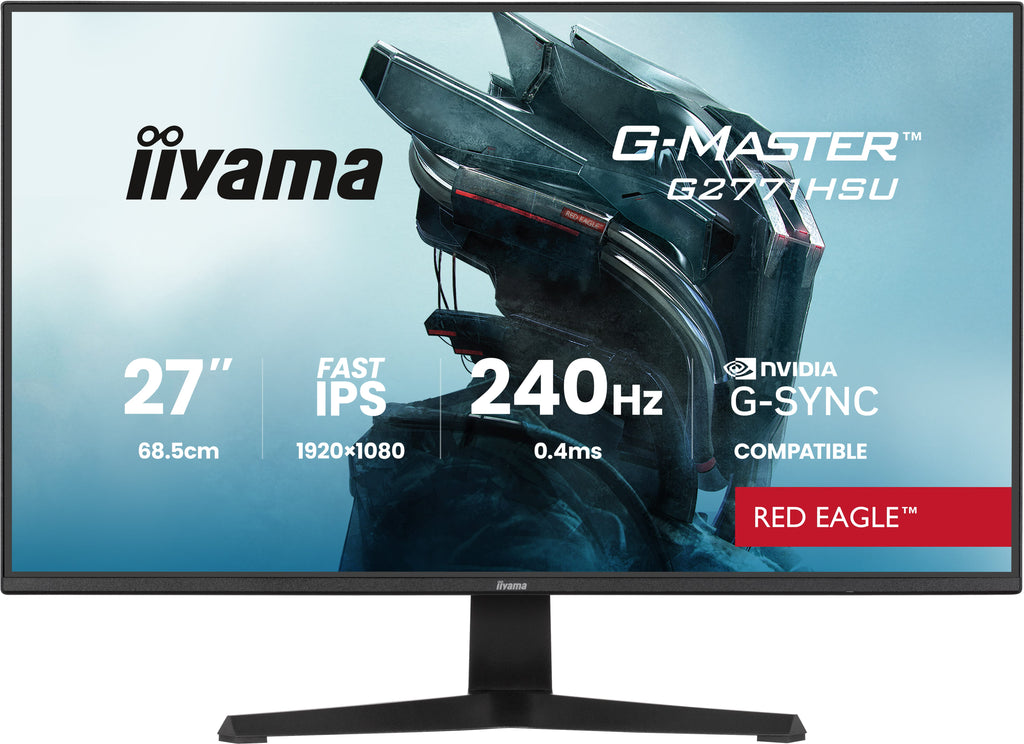 iiyama G-MASTER G2771HSU-B1 écran plat de PC 68,6 cm (27") 1920 x 1080 pixels Full HD Noir