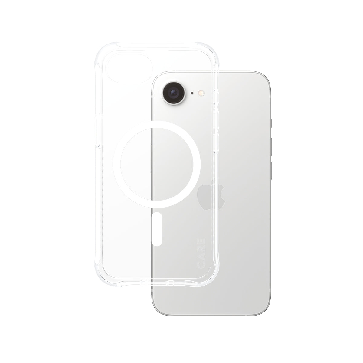 PanzerGlass CARE Samba Case Transparent avec Qi pour iPhone 17e et 16e