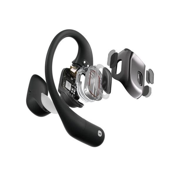 SHOKZ OpenFit Casques Sans fil Crochets auriculaires Appels/Musique/Sport/Au quotidien Bluetooth Noir
