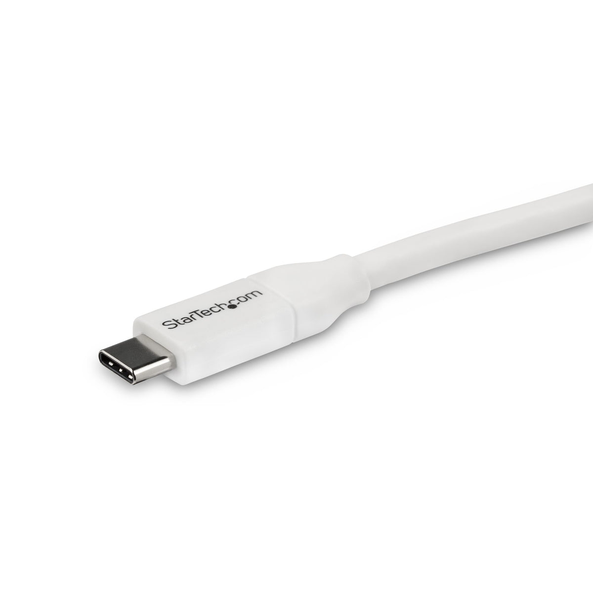 StarTech.com Câble de Charge Rapide USB-C 4m, 100W 5A PD, Synchronisation USB 2.0, Certifié USB-IF, Blanc
