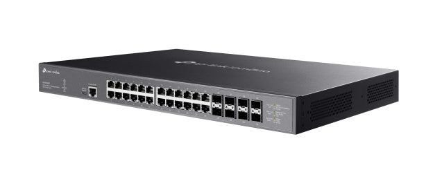 TP-Link Omada SX3832MPP commutateur réseau Géré L2+ 10G Ethernet (100/1000/10000) Connexion Ethernet, supportant l'alimentation via ce port (PoE) DIN rail Noir - vue 3