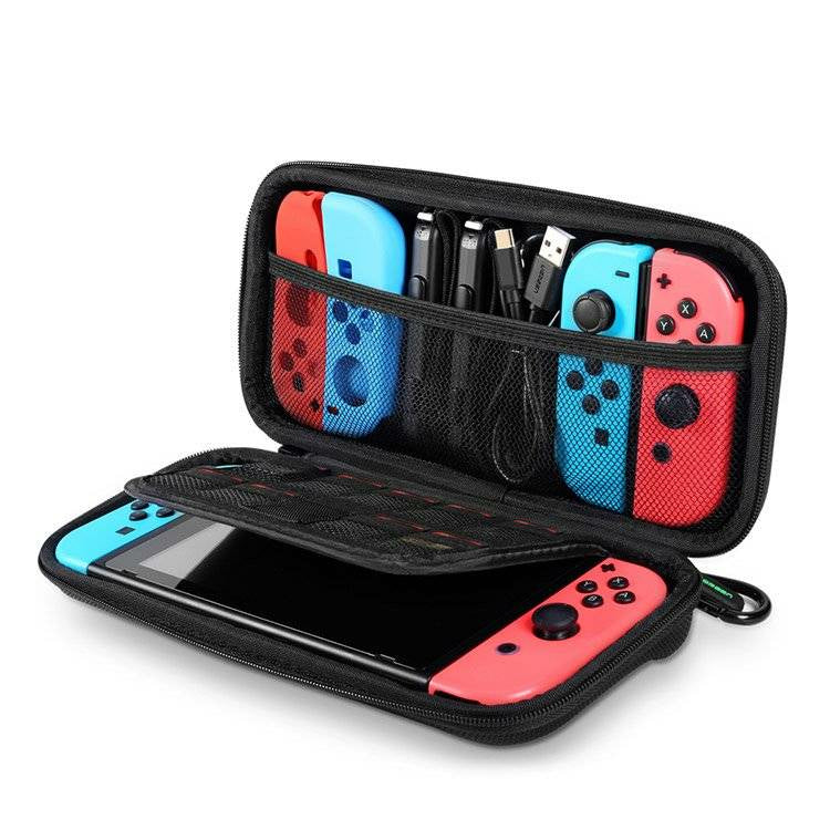 Ugreen 50974 Housse de protection pour console de jeux portable Nintendo EVA (Acétate de vinyle d'éthylène), Oxford, Velours Gris - vue 2