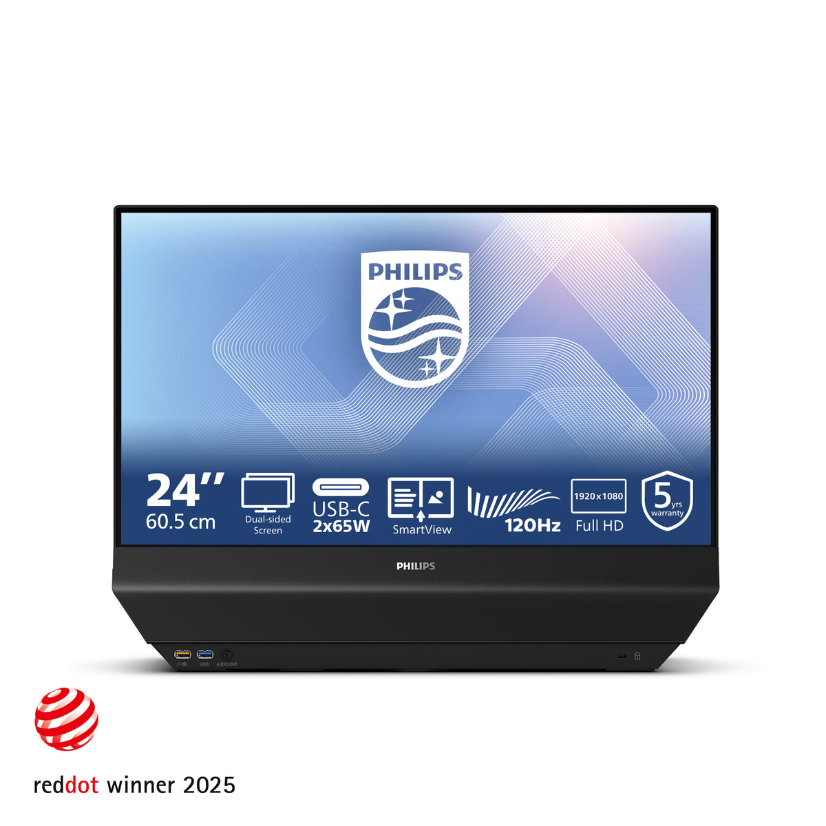 Philips 24B2D5300/00 Écran PC Plat 60,5 cm (23.8") Full HD 1920 x 1080 pixels