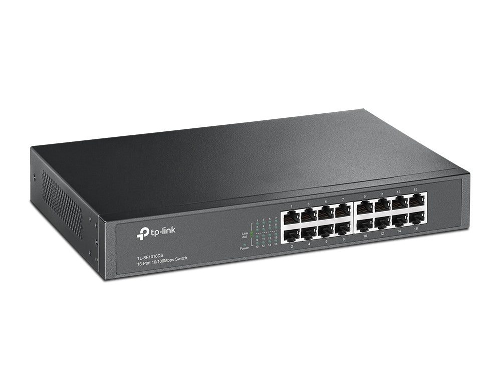 TP-Link TL-SF1016DS Non-géré Fast Ethernet (10/100) Noir