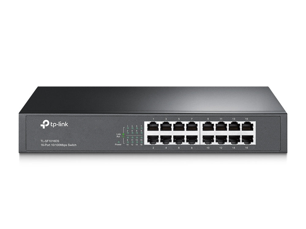 TP-Link TL-SF1016DS Non-géré Fast Ethernet (10/100) Noir