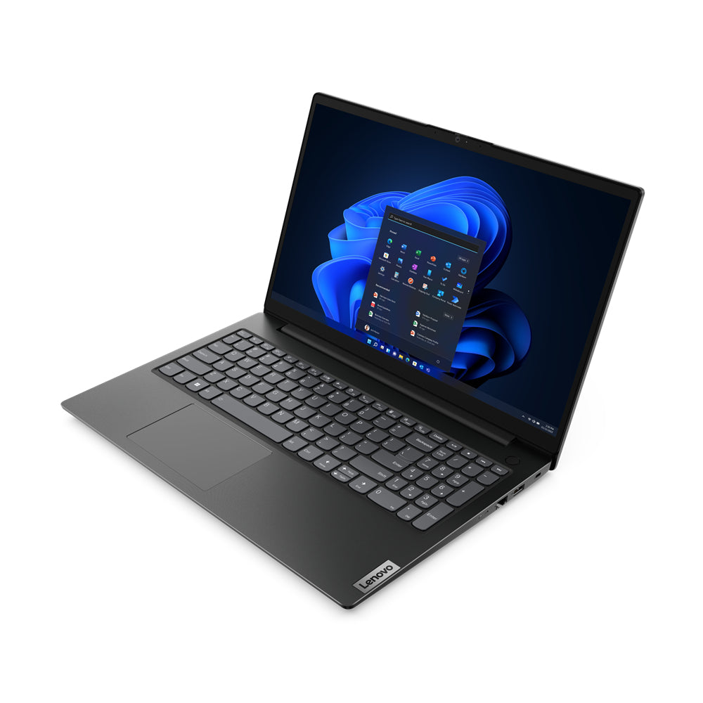 Lenovo V15 G4 ABP AMD Ryzen™ 7 7730U Ordinateur portable 39,6 cm (15.6") Full HD 16 Go DDR4-SDRAM 512 Go SSD Wi-Fi 6 (802.11ax) Windows 11 Home Nordique Noir