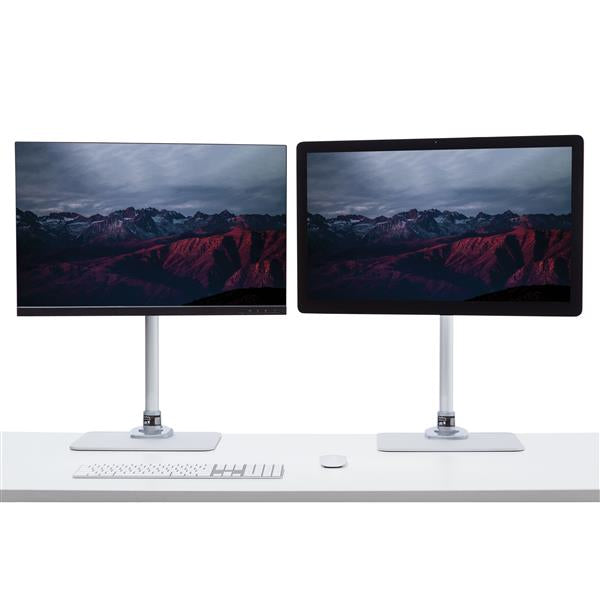 StarTech.com Support de Bureau pour Écran PC jusqu'à 34"(14kg) - Pied Moniteur Argenté en Acier