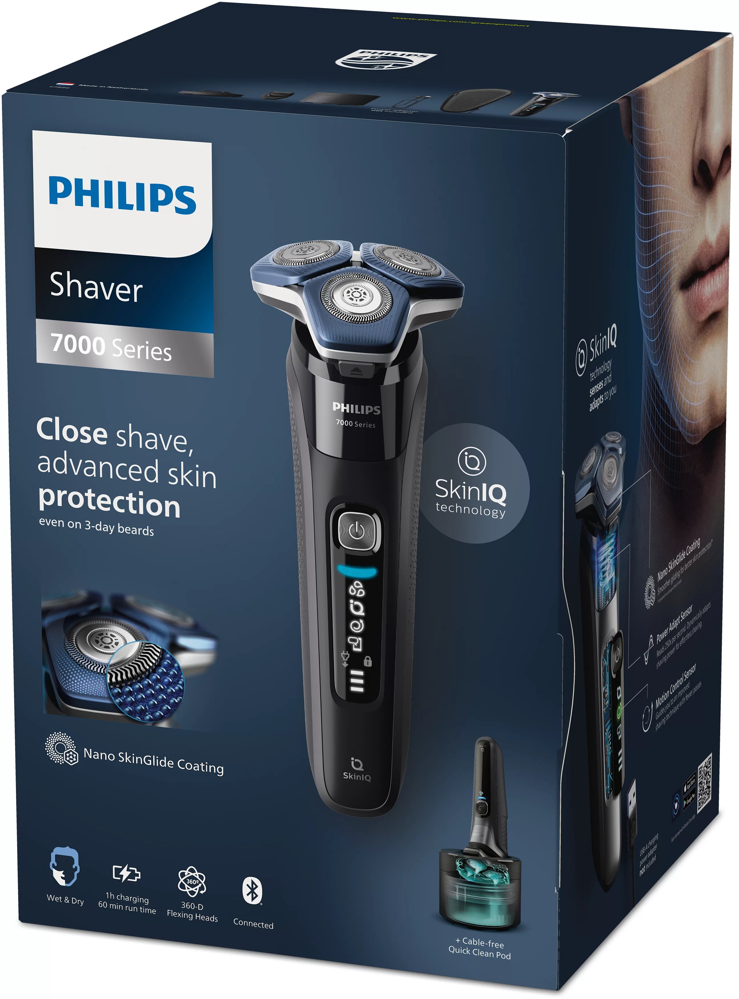 Philips SHAVER Series 7000 S7886/58 Rasoir électrique 100 % étanche
