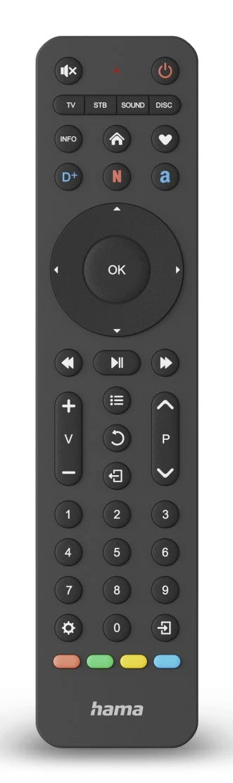 Hama 00221053 Télécommande Universelle IR Wireless pour TV et Appareils Multimédia
