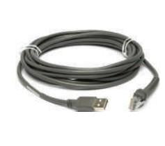 Zebra CBA-U30-S15ZBR Câble Accessoire pour Lecteur de Code-barres, USB-A, Noir