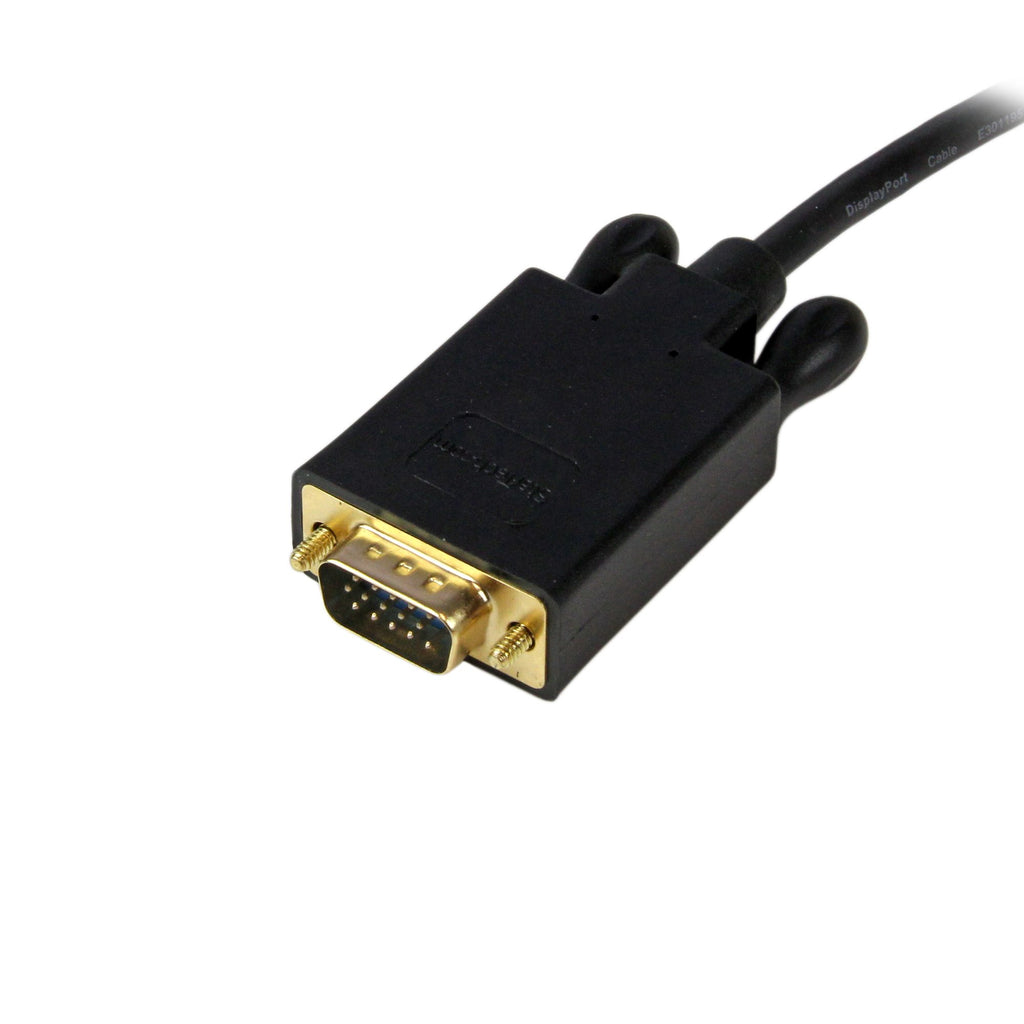 StarTech.com Adaptateur DisplayPort vers VGA, Câble Mâle vers Mâle, 1920x1200, Noir, 1,8m
