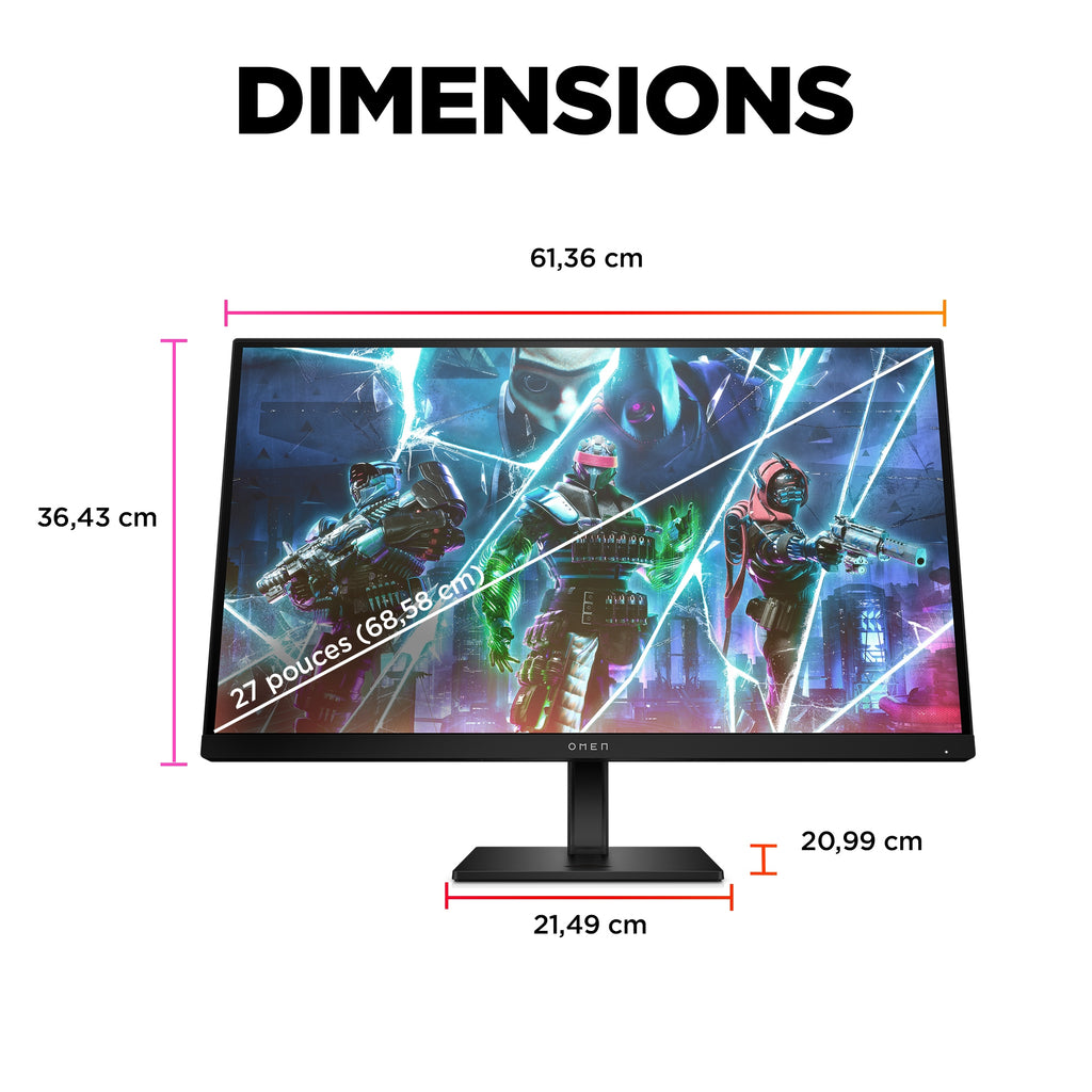 HP OMEN 27s Écran Gamer FHD 27 pouces 240 Hz